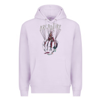 Lilac arcade fire hand Premium Hoodie - artisFamous