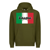 Army Green vespa motorcycle Premium Hoodie - artisFamous