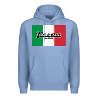 Colony Blue vespa motorcycle Premium Hoodie - artisFamous