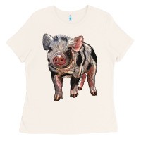 Bone Baby Spotted Pig Ladies Tee - LillyAllenDesigns