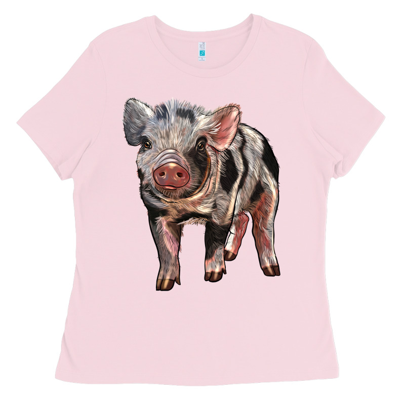 Baby Spotted Pig Ladies Tee by LillyAllenDesigns | Teevron