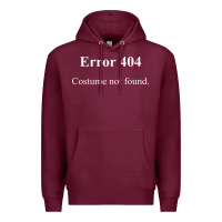 404 Costume Not Found In White Version Premium Hoodie | Teevron