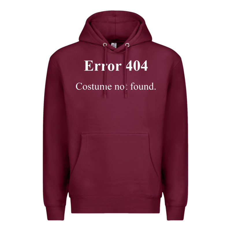 404 Costume Not Found In White Version Premium Hoodie by artisFamous | Teevron