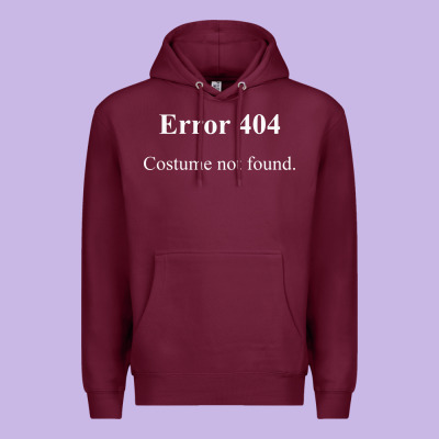 404 Costume Not Found In White Version Premium Hoodie Designed By Artisfamous