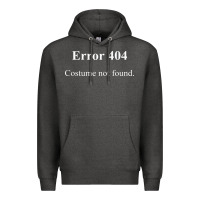 Charcoal Heather 404 costume not found in white version Premium Hoodie - artisFamous