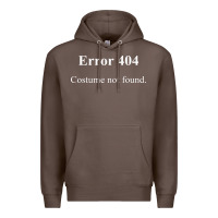 Coffee 404 costume not found in white version Premium Hoodie - artisFamous