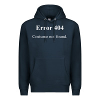 Navy 404 costume not found in white version Premium Hoodie - artisFamous