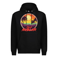 Black isla nublar holiday Premium Hoodie - artisFamous