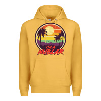 Mustard isla nublar holiday Premium Hoodie - artisFamous