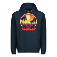 Navy isla nublar holiday Premium Hoodie - artisFamous