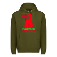 Army Green fu manchu Premium Hoodie - artisFamous