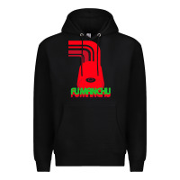 Black fu manchu Premium Hoodie - artisFamous
