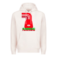 Pale Pink fu manchu Premium Hoodie - artisFamous