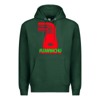 Sports Green fu manchu Premium Hoodie - artisFamous