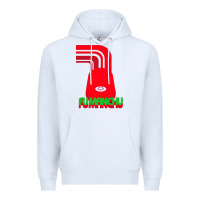 White fu manchu Premium Hoodie - artisFamous