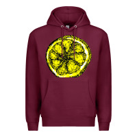 Burgundy the stone roses Premium Hoodie - artisFamous