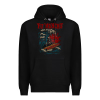 Black fu manchu Premium Hoodie - artisFamous