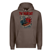 Coffee fu manchu Premium Hoodie - artisFamous