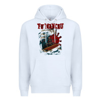 White fu manchu Premium Hoodie - artisFamous