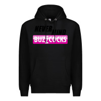 Black Never Mind the Buzzcocks Premium Hoodie - artisFamous
