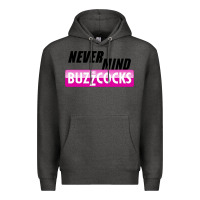 Charcoal Heather Never Mind the Buzzcocks Premium Hoodie - artisFamous