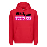 Red Never Mind the Buzzcocks Premium Hoodie - artisFamous