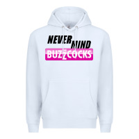 White Never Mind the Buzzcocks Premium Hoodie - artisFamous