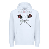 White Circa Survive Premium Hoodie - artisFamous