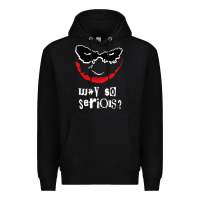 Black why so serious Premium Hoodie - artisFamous