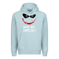 Blue Mist why so serious Premium Hoodie - artisFamous