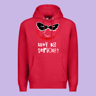 Why So Serious Premium Hoodie Designed By Artisfamous