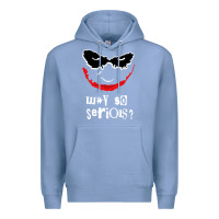 Colony Blue why so serious Premium Hoodie - artisFamous