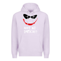 Lilac why so serious Premium Hoodie - artisFamous