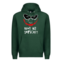 Sports Green why so serious Premium Hoodie - artisFamous