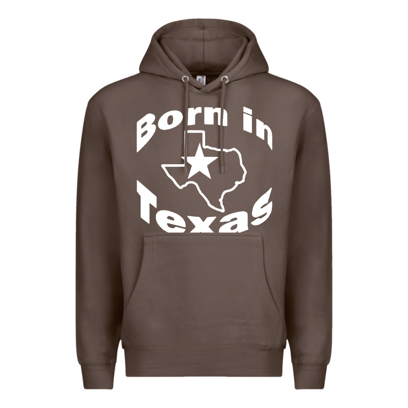 Born In Texas Premium Hoodie by artisFamous | Teevron