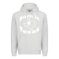 Dove Grey born in texas Premium Hoodie - artisFamous