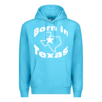 Ocean Blue born in texas Premium Hoodie - artisFamous