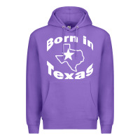 Purple born in texas Premium Hoodie - artisFamous
