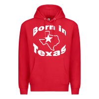Red born in texas Premium Hoodie - artisFamous