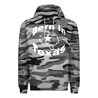Slate Camo born in texas Premium Hoodie - artisFamous