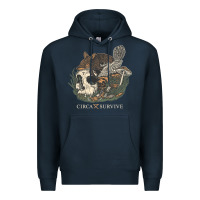 Navy Circa Survive Premium Hoodie - artisFamous
