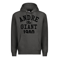 Charcoal Heather andre the giant 1980 Premium Hoodie - artisFamous