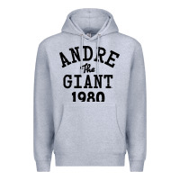 Heather Grey andre the giant 1980 Premium Hoodie - artisFamous