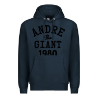 Navy andre the giant 1980 Premium Hoodie - artisFamous