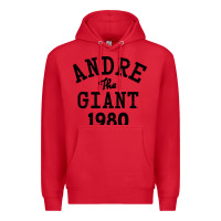 Red andre the giant 1980 Premium Hoodie - artisFamous