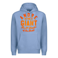 Colony Blue andre the giant 8th wonder of the world Premium Hoodie - artisFamous