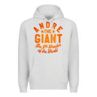 Dove Grey andre the giant 8th wonder of the world Premium Hoodie - artisFamous