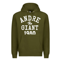 Army Green andre the giant 1980 Premium Hoodie - artisFamous