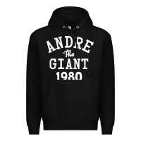 Black andre the giant 1980 Premium Hoodie - artisFamous