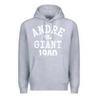 Heather Grey andre the giant 1980 Premium Hoodie - artisFamous